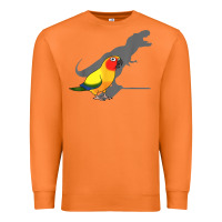 Carrot cute screaming parrot, birb memes, funny t rex sun conure t shirt Premium Sweatshirt - linhVisuals