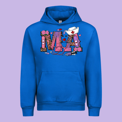 Valentines Day Ma Nurse Urban Hoodie Designed By Ranaportraitstore