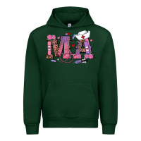 Forest Green valentines day ma nurse Urban Hoodie - RanaPortraitStore