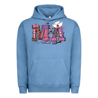 Pigment Pebble Blue valentines day ma nurse Urban Hoodie - RanaPortraitStore