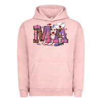 Pigment Salmon valentines day ma nurse Urban Hoodie - RanaPortraitStore