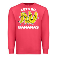 Cardinal lets go bananas shirt  funny fruit pun shirt  banana t shirt Premium Sweatshirt - linhVisuals