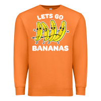 Carrot lets go bananas shirt  funny fruit pun shirt  banana t shirt Premium Sweatshirt - linhVisuals
