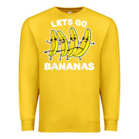 Lemon lets go bananas shirt  funny fruit pun shirt  banana t shirt Premium Sweatshirt - linhVisuals