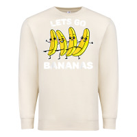 Sandshell lets go bananas shirt  funny fruit pun shirt  banana t shirt Premium Sweatshirt - linhVisuals