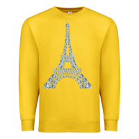 Lemon eiffel tower with diamonds the parisian french love sign t shirt Premium Sweatshirt - linhVisuals