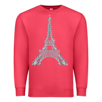 Cardinal eiffel tower with diamonds the parisian french love sign t shirt Premium Sweatshirt - linhVisuals