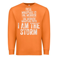 Carrot fate whispers to warrior i am the storm quote gritty fighter t shirt Premium Sweatshirt - linhVisuals