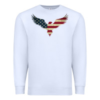 White bald eagle  america Premium Sweatshirt - linhVisuals
