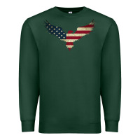 Sports Green bald eagle  america Premium Sweatshirt - linhVisuals