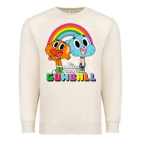 Sandshell cn the amazing world of gumball & darwin rainbow portrait pullover hoo Premium Sweatshirt - linhVisuals