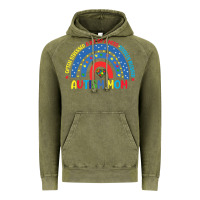 Vintage Olive often stressed a bit of a mess totally blessed aut Vintage Hoodie - CowhideDigitalArt