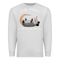 Funny Opossum Possum Tee Live Weird Fake Your Death T Shirt Premium Sweatshirt | Teevron