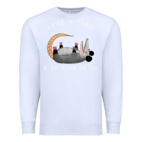 White funny opossum possum tee live weird fake your death t shirt Premium Sweatshirt - linhVisuals