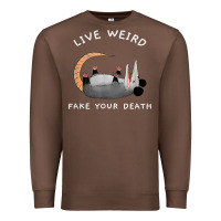 Chestnut funny opossum possum tee live weird fake your death t shirt Premium Sweatshirt - linhVisuals