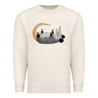 Sandshell funny opossum possum tee live weird fake your death t shirt Premium Sweatshirt - linhVisuals