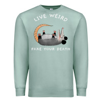 Seafoam funny opossum possum tee live weird fake your death t shirt Premium Sweatshirt - linhVisuals