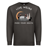 Smoke funny opossum possum tee live weird fake your death t shirt Premium Sweatshirt - linhVisuals