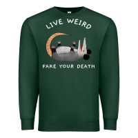 Sports Green funny opossum possum tee live weird fake your death t shirt Premium Sweatshirt - linhVisuals