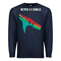 Navy boys like girls [tb] Premium Sweatshirt - linhVisuals