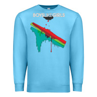 Ocean Blue boys like girls [tb] Premium Sweatshirt - linhVisuals