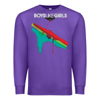 Purple boys like girls [tb] Premium Sweatshirt - linhVisuals