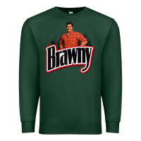 Sports Green brawny paper towel guy Premium Sweatshirt - linhVisuals