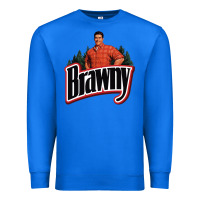 True Royal brawny paper towel guy Premium Sweatshirt - linhVisuals