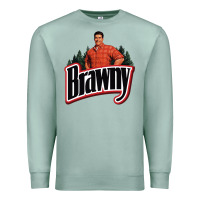 Seafoam brawny paper towel guy Premium Sweatshirt - linhVisuals