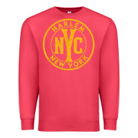 Cardinal harlem new york nyc vintage sign distressed amber print t shirt Premium Sweatshirt - linhVisuals
