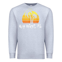 Heather Grey retro key west t shirt florida beach shirt Premium Sweatshirt - linhVisuals