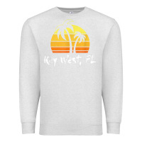 Oatmeal Heather retro key west t shirt florida beach shirt Premium Sweatshirt - linhVisuals