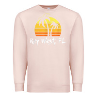Pale Pink retro key west t shirt florida beach shirt Premium Sweatshirt - linhVisuals