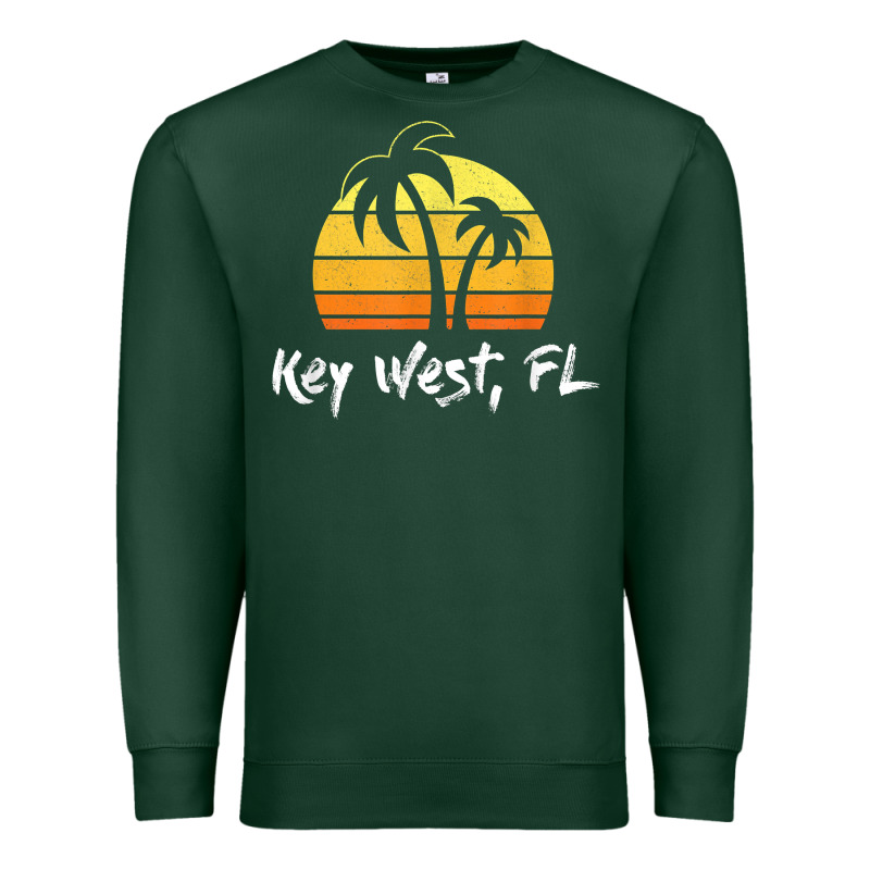Retro Key West T Shirt Florida Beach Shirt Premium Sweatshirt by linhVisuals | Teevron