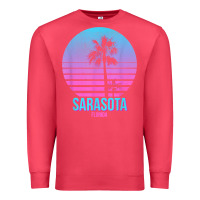 Cardinal sarasota florida vintage retro palm tree t shirt Premium Sweatshirt - linhVisuals