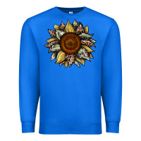 True Royal sunflower camouflage and leopard 2 Premium Sweatshirt - JahusDesignShop