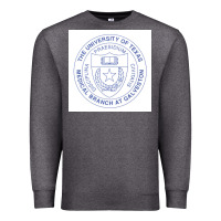 Charcoal Heather utmb seal Premium Sweatshirt - linhVisuals