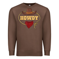 Chestnut howdy shirt western rodeo country cowboy texan t shirt Premium Sweatshirt - linhVisuals