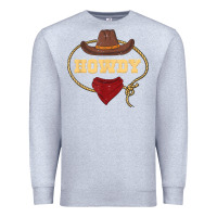 Heather Grey howdy shirt western rodeo country cowboy texan t shirt Premium Sweatshirt - linhVisuals