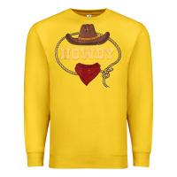 Lemon howdy shirt western rodeo country cowboy texan t shirt Premium Sweatshirt - linhVisuals
