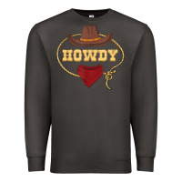Smoke howdy shirt western rodeo country cowboy texan t shirt Premium Sweatshirt - linhVisuals
