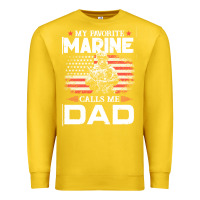 Lemon my favorite marine calls me dad t  shirt father's day flag my favorite Premium Sweatshirt - linhVisuals