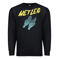 Black wetleg merch Premium Sweatshirt - linhVisuals