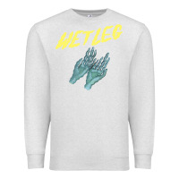Oatmeal Heather wetleg merch Premium Sweatshirt - linhVisuals