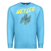 Ocean Blue wetleg merch Premium Sweatshirt - linhVisuals