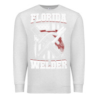 Oatmeal Heather welding longsleeves t shirt florida fl american welder gifts Premium Sweatshirt - linhVisuals
