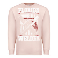 Pale Pink welding longsleeves t shirt florida fl american welder gifts Premium Sweatshirt - linhVisuals