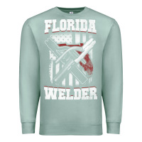 Seafoam welding longsleeves t shirt florida fl american welder gifts Premium Sweatshirt - linhVisuals