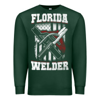 Sports Green welding longsleeves t shirt florida fl american welder gifts Premium Sweatshirt - linhVisuals