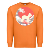 Carrot bedlington terrier t  shirt bedlington terrier gifts   ocean waves sur Premium Sweatshirt - linhVisuals